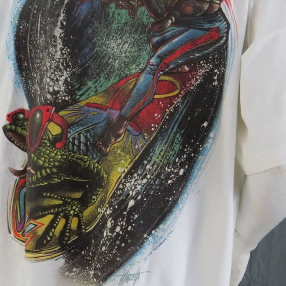 Vintage Surf Shirt - Rasta Surfer by Caribbean Soul - Men's 2XL (NWT) - Picture 3 of 12